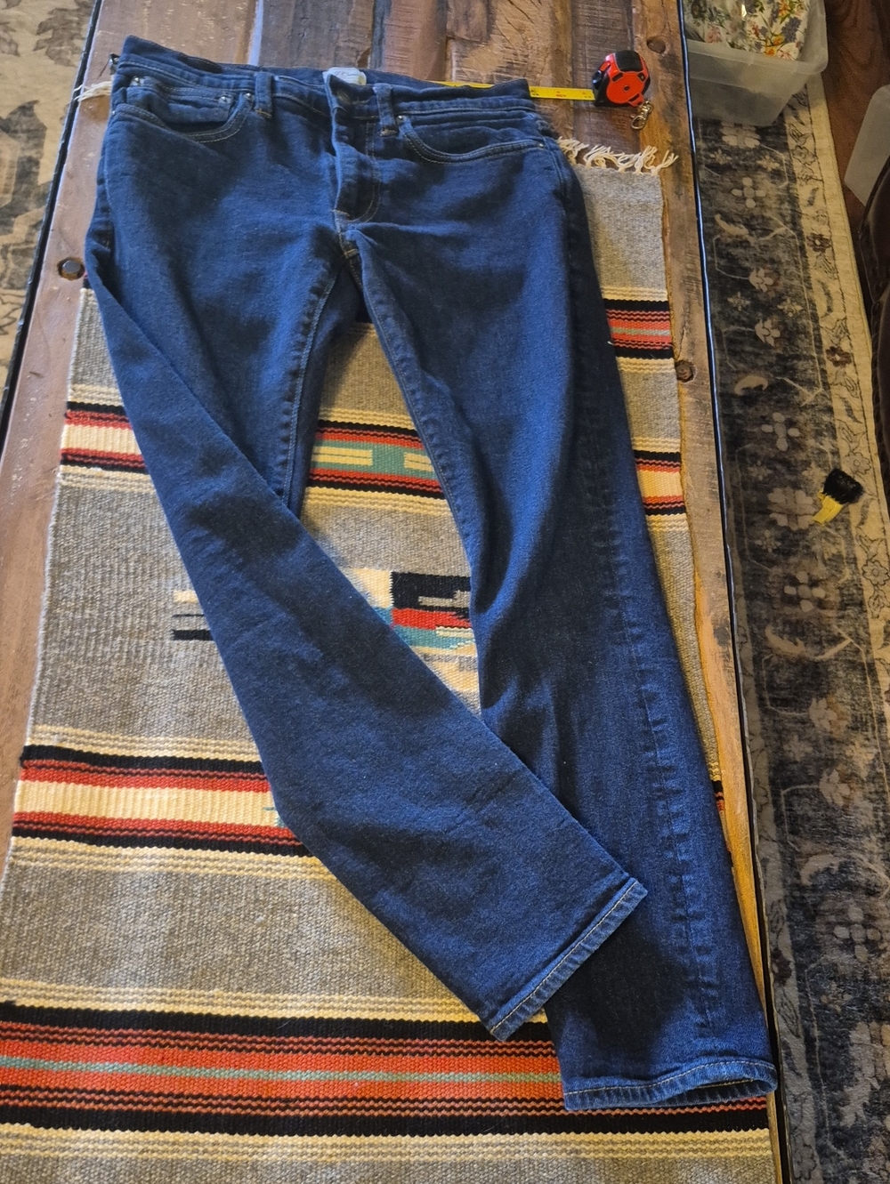 J Crew "250 Skinny" Sz. 30"× 30". 8" Rise.